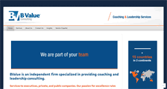 Desktop Screenshot of bvalueconsulting.com